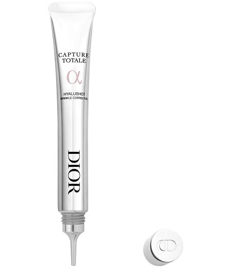 dior capture totale hyalushot wrinkle corrector|Capture Totale Hyalushot: Hyaluronic Acid Wrinkle.